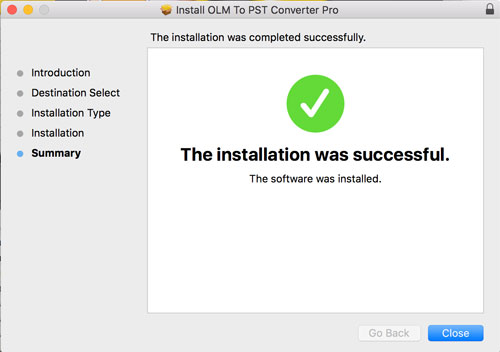 Install Complete OLM to PST Converter